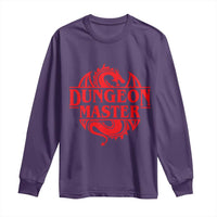 Funny Dungeon Master Long Sleeve Shirt RPG Gamer D20 Tabletop Red Dragon - Wonder Print Shop