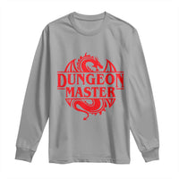 Funny Dungeon Master Long Sleeve Shirt RPG Gamer D20 Tabletop Red Dragon - Wonder Print Shop