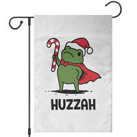 Funny Christmas Huzzah Frog Knight Meme Quote Garden Flag - Wonder Print Shop