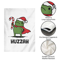 Funny Christmas Huzzah Frog Knight Meme Quote Garden Flag - Wonder Print Shop