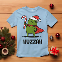 Funny Christmas Huzzah Frog Knight Meme Quote T Shirt - Wonder Print Shop