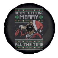 Here To Feeling Merry All The Time Christmas Spare Tire Cover Funny Xmas Comedy Movie - Wonder Print Shop