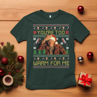 Ed Gein Christmas T Shirt Funny You Are Too Warm For Me Xmas Serial Killer - Wonder Print Shop