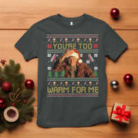 Ed Gein Christmas T Shirt Funny You Are Too Warm For Me Xmas Serial Killer - Wonder Print Shop