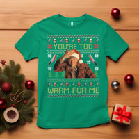 Ed Gein Christmas T Shirt Funny You Are Too Warm For Me Xmas Serial Killer - Wonder Print Shop