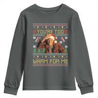 Ed Gein Christmas Youth Sweatshirt Funny You Are Too Warm For Me Xmas Serial Killer - Wonder Print Shop