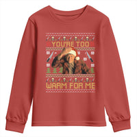 Ed Gein Christmas Youth Sweatshirt Funny You Are Too Warm For Me Xmas Serial Killer - Wonder Print Shop