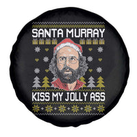 Funny Stranger Murray Christmas Spare Tire Cover Santa Murray Kiss My Jolly Ass - Wonder Print Shop