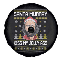 Funny Stranger Murray Christmas Spare Tire Cover Santa Murray Kiss My Jolly Ass - Wonder Print Shop