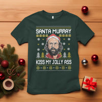 Funny Stranger Murray Christmas T Shirt Santa Murray Kiss My Jolly Ass - Wonder Print Shop