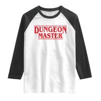 Funny Dungeon Master Raglan Shirt RPG Gamer D20 Tabletop Gaming - Wonder Print Shop