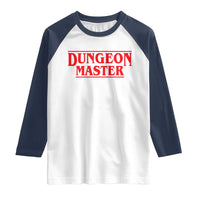Funny Dungeon Master Raglan Shirt RPG Gamer D20 Tabletop Gaming - Wonder Print Shop