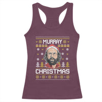 Funny Murray Christmas Racerback Tank Top Stranger Xmas Things Holiday Movie - Wonder Print Shop