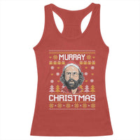 Funny Murray Christmas Racerback Tank Top Stranger Xmas Things Holiday Movie - Wonder Print Shop