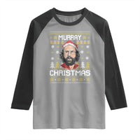 Funny Murray Christmas Raglan Shirt Stranger Xmas Things Holiday Movie - Wonder Print Shop