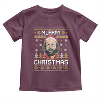 Funny Murray Christmas Toddler T Shirt Stranger Xmas Things Holiday Movie - Wonder Print Shop