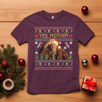 Ed Gein Christmas T Shirt Funny Yes Mother Xmas Serial Killer - Wonder Print Shop