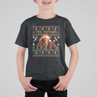 Ed Gein Christmas T Shirt For Kid Funny Yes Mother Xmas Serial Killer - Wonder Print Shop