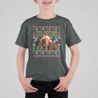Ed Gein Christmas T Shirt For Kid Funny Yes Mother Xmas Serial Killer - Wonder Print Shop