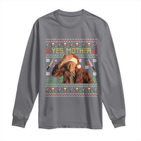Ed Gein Christmas Long Sleeve Shirt Funny Yes Mother Xmas Serial Killer - Wonder Print Shop