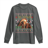 Ed Gein Christmas Long Sleeve Shirt Funny Yes Mother Xmas Serial Killer - Wonder Print Shop