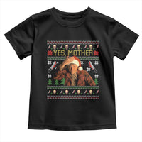 Ed Gein Christmas Toddler T Shirt Funny Yes Mother Xmas Serial Killer - Wonder Print Shop
