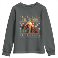 Ed Gein Christmas Youth Sweatshirt Funny Yes Mother Xmas Serial Killer - Wonder Print Shop