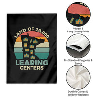 Funny Land Of 10000 Learing Center Garden Flag Anti Scam Awareness - Wonder Print Shop