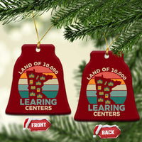 Funny Land Of 10000 Learing Center Ceramic Ornament Anti Scam Awareness - Wonder Print Shop