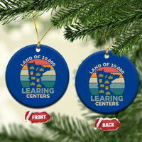 Funny Land Of 10000 Learing Center Ceramic Ornament Anti Scam Awareness - Wonder Print Shop