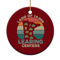 Funny Land Of 10000 Learing Center Ceramic Ornament Anti Scam Awareness - Wonder Print Shop
