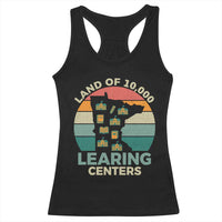 Funny Land Of 10000 Learing Center Racerback Tank Top Anti Scam Awareness - Wonder Print Shop