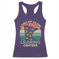 Funny Land Of 10000 Learing Center Racerback Tank Top Anti Scam Awareness - Wonder Print Shop