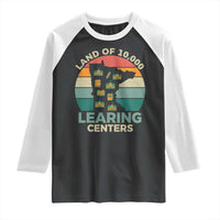 Funny Land Of 10000 Learing Center Raglan Shirt Anti Scam Awareness - Wonder Print Shop