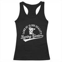 Funny Land Of 10000 Learing Center 2025 Racerback Tank Top Anti Scam Awareness School Quote - Wonder Print Shop