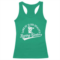 Funny Land Of 10000 Learing Center 2025 Racerback Tank Top Anti Scam Awareness School Quote - Wonder Print Shop