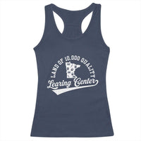 Funny Land Of 10000 Learing Center 2025 Racerback Tank Top Anti Scam Awareness School Quote - Wonder Print Shop