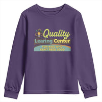 Funny Quality Learing Center For Kids Who Cant Reed Good Youth Sweatshirt Anti Scam Awareness - Wonder Print Shop