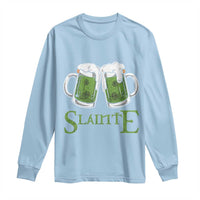 Funny Irish Beer Drinking Long Sleeve Shirt Slainte St Patrick's Day Shamrock Beer Mugs
