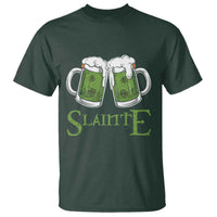 Funny Irish Beer Drinking T Shirt Slainte St Patrick's Day Shamrock Beer Mugs