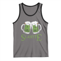 Funny Irish Beer Drinking Tank Top Slainte St Patrick's Day Shamrock Beer Mugs