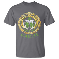 Funny Irish Beer Drinking St Patrick's Day Slainte T Shirt Claddagh Ring Celtic Shamrock