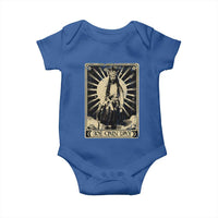 Funny Joe Cain Mardi Gras Baby Onesie Vintage Tarot Card