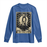 Funny Joe Cain Mardi Gras Long Sleeve Shirt Vintage Tarot Card