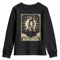 Funny Joe Cain Mardi Gras Youth Sweatshirt Vintage Tarot Card