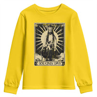 Funny Joe Cain Mardi Gras Youth Sweatshirt Vintage Tarot Card
