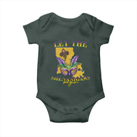 Funny Mardi Gras Let The Shenanigans Begin Baby Onesie Louisiana Map