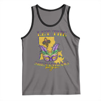 Funny Mardi Gras Let The Shenanigans Begin Tank Top Louisiana Map