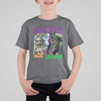 Funny Mardi Gras Rougarou T Shirt For Kid Mardi Gras In Da Swamp Cryptids Of Louisiana