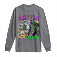 Funny Mardi Gras Rougarou Long Sleeve Shirt Mardi Gras In Da Swamp Cryptids Of Louisiana